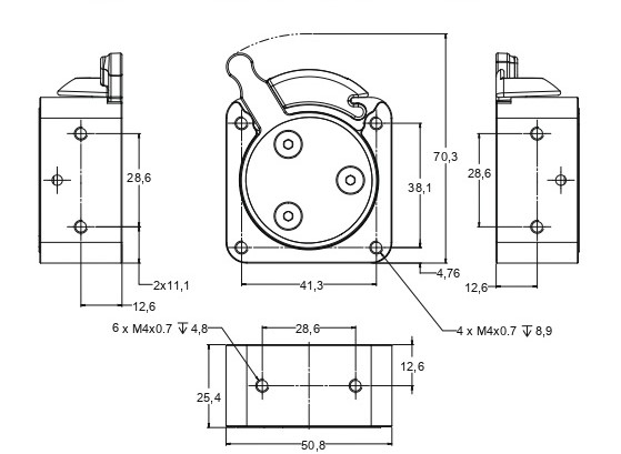 Удерживающий магнит TMC 70